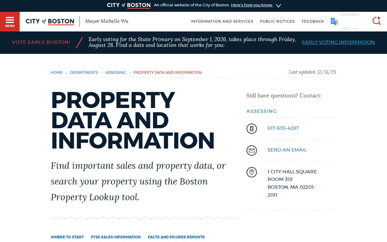 Suffolk County ZIP code directory Boston property data information page